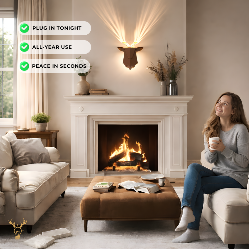 All-Year Reindeer Wall Lamp1