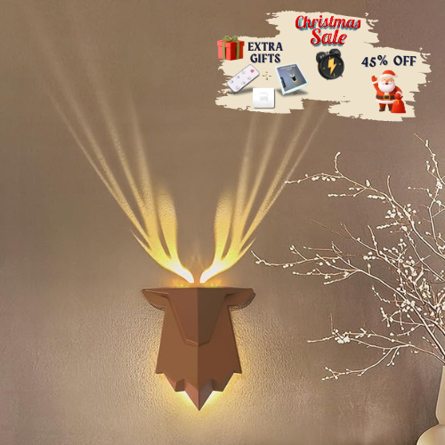 All-Year Reindeer Wall Lamp1